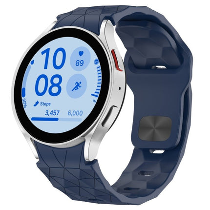 Football Texture Reverse Buckle Silicone Watch Band, For Samsung Galaxy Watch FE 40mm, For Samsung Galaxy Watch 7 44mm, For Samsung Galaxy Watch 7 40mm, For Samsung Galaxy Watch 6 Classic 47mm - DealBuddy