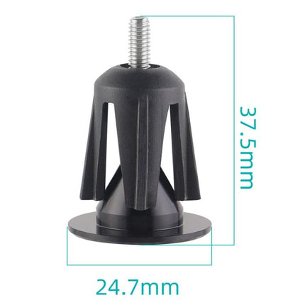 For 22 - 24mm Handlebar 1pair Bicycle Expanding Locking Aluminum Alloy Bar End Plug Cycling Accessories - DealBuddy