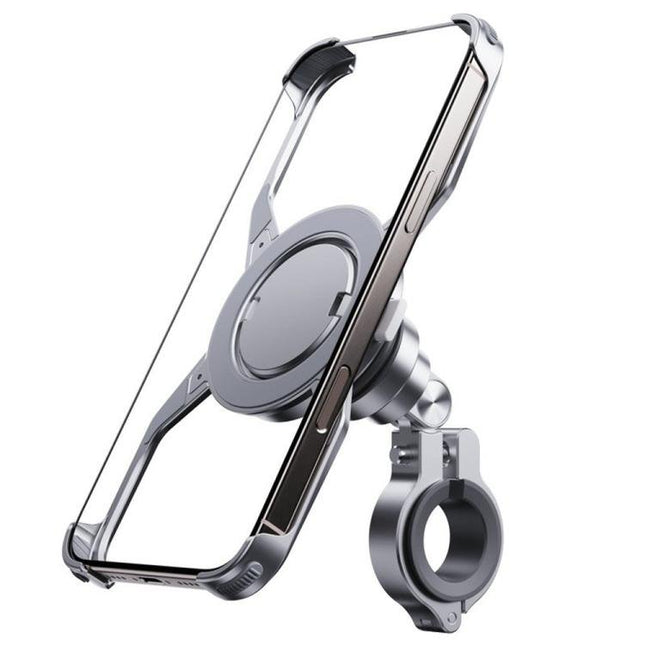 For iPhone 16 Series Z10 Anti Shake Cycling Bracket Motorcycle Mount Magnetic Phone Holder - DealBuddy