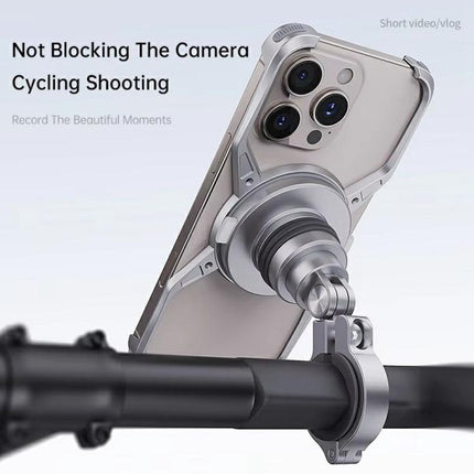 For iPhone 16 Series Z10 Anti Shake Cycling Bracket Motorcycle Mount Magnetic Phone Holder - DealBuddy