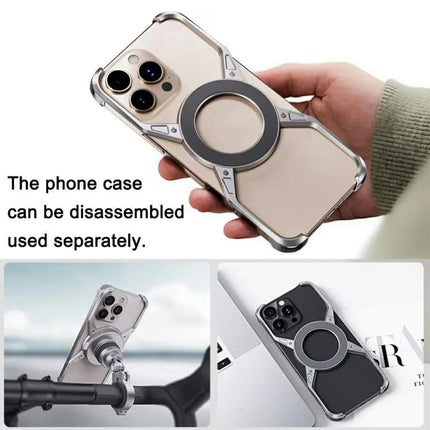 For iPhone 16 Series Z10 Anti Shake Cycling Bracket Motorcycle Mount Magnetic Phone Holder - DealBuddy