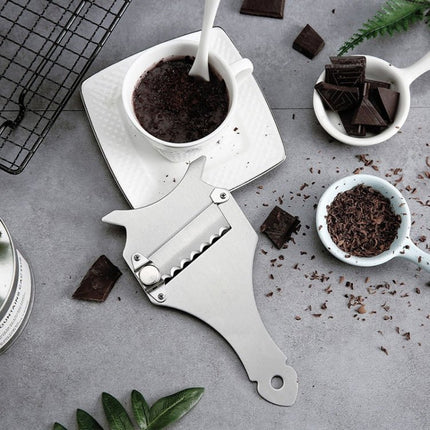 Fork - shaped Chocolate Planer Stainless Steel Truffle Slicer Cheese Grater - DealBuddy