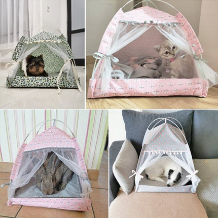 Four Seasons Universal Cat Small Dog Tent Removable and Washable Cat Litter Pet Nest, M, L, XL - DealBuddy