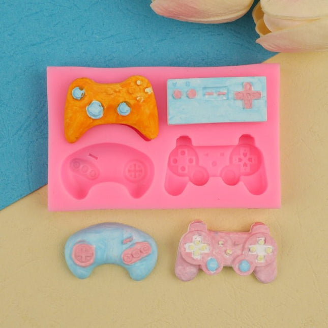 Game Console Gamepad Shape Silicone Mold Fondant Tool Cake Chocolate Mold - DealBuddy