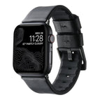 For Apple Watch SE 2023 44mm / Black Black Buckle