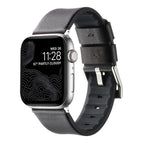For Apple Watch Series 8 41mm / Coffee Sliver Buckle
