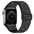 Glitter Elastic Nylon Watch Band, For Apple Watch 49mm / 46mm / 45mm / 44mm, For Apple Watch 42mm / 41mm / 40mm / 38mm - DealBuddy