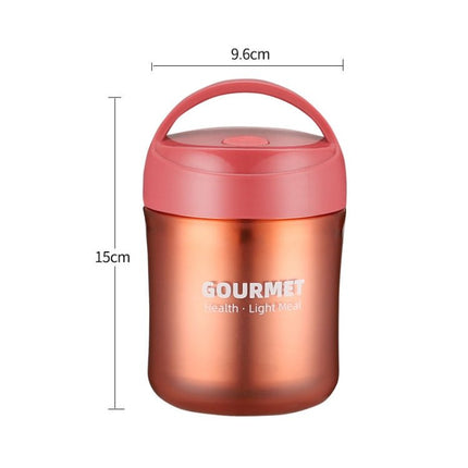 GOURMET Stainless Steel Insulation Cup Double - Sealed Insulation Soup Cup - DealBuddy