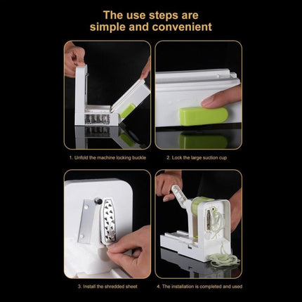 Grater Vegetable Potato Spiral Slicer Whirlwind Fruit Vegetable Spiral Machine - DealBuddy