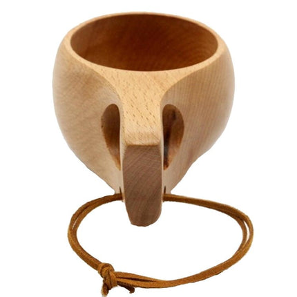 Hand Made Wood Tableware Green Wooden Cup - DealBuddy