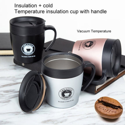 Handle Coffee Mug Stainless Steel Thermos Cups Vacuum Flask Water Bottle Bussiness Portable Thermo Cup - DealBuddy