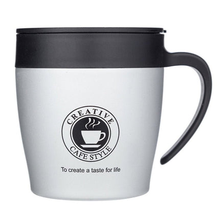 Handle Coffee Mug Stainless Steel Thermos Cups Vacuum Flask Water Bottle Bussiness Portable Thermo Cup - DealBuddy