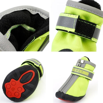 HCPET A1703 Pet Non - Slip Wear - Resistant Shoes Puppy Feet Cover, Number 1, Number 2, Number 3, Number 4, Number 5 - DealBuddy