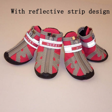 HCPET A1703 Pet Non - Slip Wear - Resistant Shoes Puppy Feet Cover, Number 1, Number 2, Number 3, Number 4, Number 5 - DealBuddy