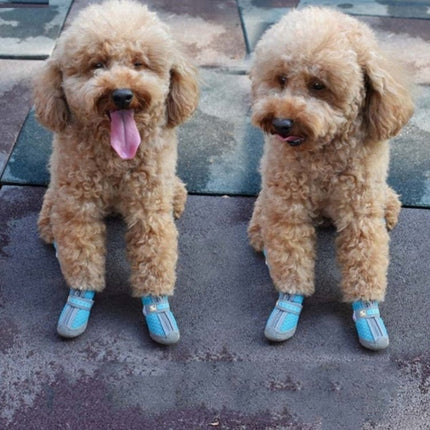 HCPET A1703 Pet Non - Slip Wear - Resistant Shoes Puppy Feet Cover, Number 1, Number 2, Number 3, Number 4, Number 5 - DealBuddy