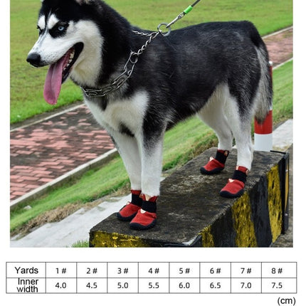 HCPET Non - Slip Wear - Resistant Pet Shoes Four Seasons Breathable Dog Shoes, 1, 2, 3, 4, 5, 6, 7, 8 - DealBuddy