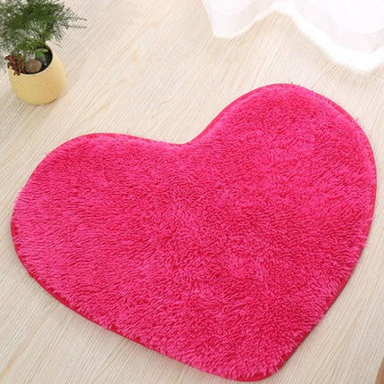 Heart Shape Non - slip Bath Mats Kitchen Carpet Home Decoration, 30*40CM, 40*50CM, 50*60CM, 60*70CM - DealBuddy
