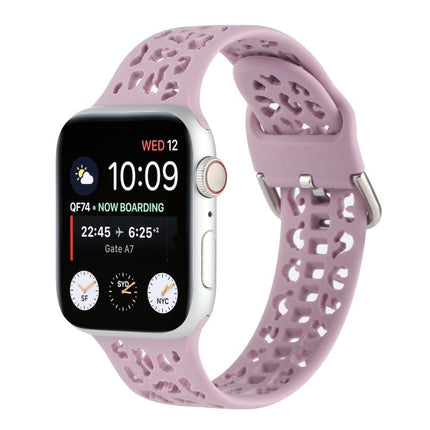 Hollow Out Silicone Watchband For Apple Watch Series, 7 41mm / 6&SE&5&4 40mm / 3&2&1 38mm, 7 45mm / 6&SE&5&4 44mm / 3&2&1 42mm - DealBuddy