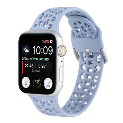 Hollow Out Silicone Watchband For Apple Watch Series, 7 41mm / 6&SE&5&4 40mm / 3&2&1 38mm, 7 45mm / 6&SE&5&4 44mm / 3&2&1 42mm - DealBuddy