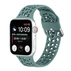 Hollow Out Silicone Watchband For Apple Watch Series, 7 41mm / 6&SE&5&4 40mm / 3&2&1 38mm, 7 45mm / 6&SE&5&4 44mm / 3&2&1 42mm - DealBuddy