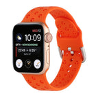 Hollow Out Silicone Watchband For Apple Watch Series, 7 41mm / 6&SE&5&4 40mm / 3&2&1 38mm, 7 45mm / 6&SE&5&4 44mm / 3&2&1 42mm - DealBuddy
