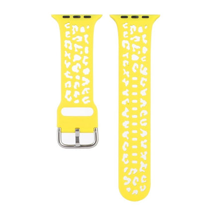 Hollow Out Silicone Watchband For Apple Watch Series, 7 41mm / 6&SE&5&4 40mm / 3&2&1 38mm, 7 45mm / 6&SE&5&4 44mm / 3&2&1 42mm - DealBuddy