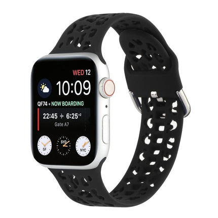 Hollow Out Silicone Watchband For Apple Watch Series, 7 41mm / 6&SE&5&4 40mm / 3&2&1 38mm, 7 45mm / 6&SE&5&4 44mm / 3&2&1 42mm - DealBuddy