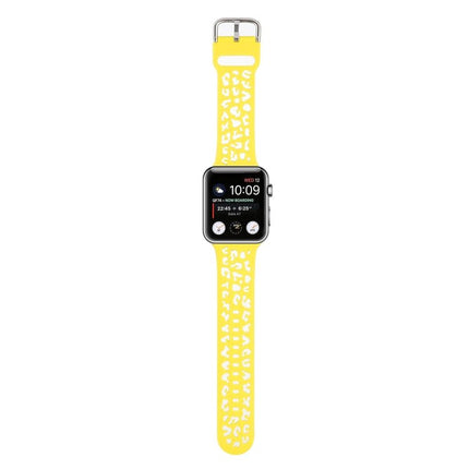 Hollow Out Silicone Watchband For Apple Watch Series, 7 41mm / 6&SE&5&4 40mm / 3&2&1 38mm, 7 45mm / 6&SE&5&4 44mm / 3&2&1 42mm - DealBuddy