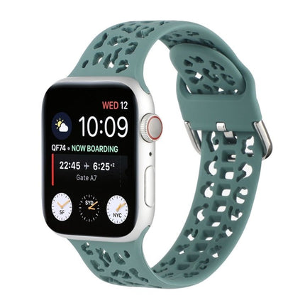 Hollow Out Silicone Watchband For Apple Watch Series, 7 41mm / 6&SE&5&4 40mm / 3&2&1 38mm, 7 45mm / 6&SE&5&4 44mm / 3&2&1 42mm - DealBuddy