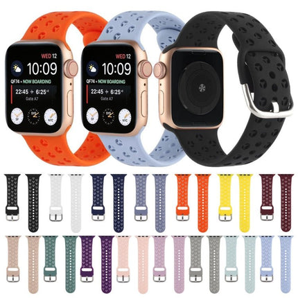 Hollow Out Silicone Watchband For Apple Watch Series, 7 41mm / 6&SE&5&4 40mm / 3&2&1 38mm, 7 45mm / 6&SE&5&4 44mm / 3&2&1 42mm - DealBuddy