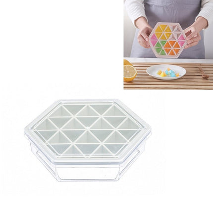 Home Creative DIY Ice Grid Mould Hexagonal Homemade Ice Mold With Tray Ice Cube Ice Cream Ice Box - DealBuddy