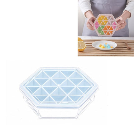 Home Creative DIY Ice Grid Mould Hexagonal Homemade Ice Mold With Tray Ice Cube Ice Cream Ice Box - DealBuddy