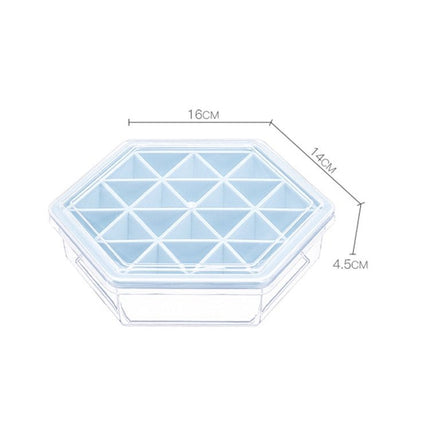 Home Creative DIY Ice Grid Mould Hexagonal Homemade Ice Mold With Tray Ice Cube Ice Cream Ice Box - DealBuddy