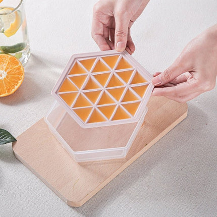 Home Creative DIY Ice Grid Mould Hexagonal Homemade Ice Mold With Tray Ice Cube Ice Cream Ice Box - DealBuddy
