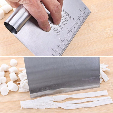 Home Durable Stainless Steel with Scale Section Noodle Cutter Baking Tools - DealBuddy