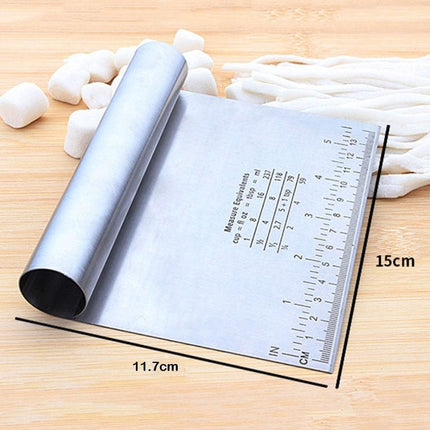 Home Durable Stainless Steel with Scale Section Noodle Cutter Baking Tools - DealBuddy