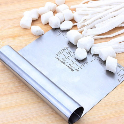 Home Durable Stainless Steel with Scale Section Noodle Cutter Baking Tools - DealBuddy