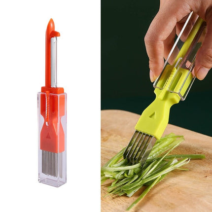 Home Kitchen Multifunctional Green Onion Peeler - DealBuddy