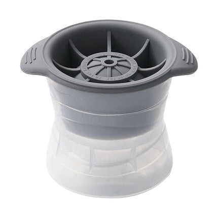 Home Spherical Ice Lattice Whisky Wine Ice Cube Maker Silicone Trays Mold with Cover - DealBuddy