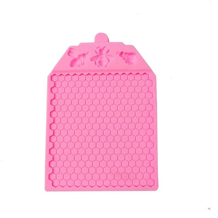 Honeycomb Block Textured Silicone Mold Bee Fondant Chocolate Cake Mold - DealBuddy