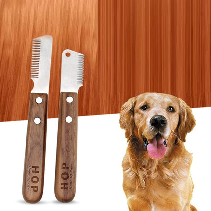 HOP Terrier Dog Plucking Knife Pet Grooming & Shaving Tool, CS21 Left Hand, CS276 Right Hand - DealBuddy