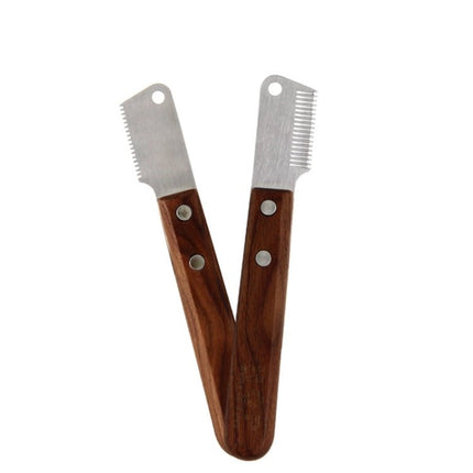 HOP Terrier Dog Plucking Knife Pet Grooming & Shaving Tool, CS21 Left Hand, CS276 Right Hand - DealBuddy