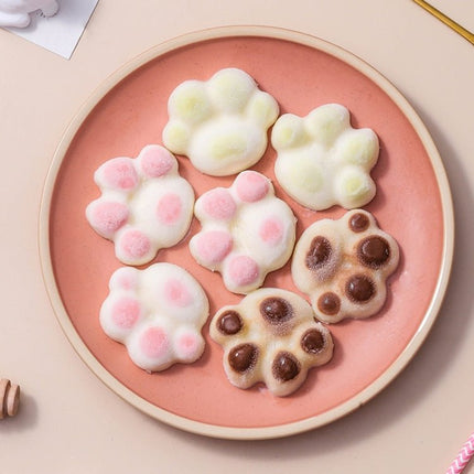 Household Cat Paw Shape Creative Silicone Ice Box Ice Cube Mold Ice Hockey DIY Food Supplement Box with Lid - DealBuddy