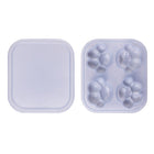 Household Cat Paw Shape Creative Silicone Ice Box Ice Cube Mold Ice Hockey DIY Food Supplement Box with Lid - DealBuddy