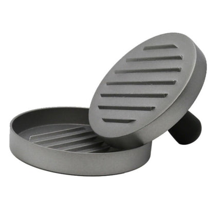 Household Food Grade Aluminum Alloy Kitchen Non - stick Coating Pressure Meat Patty Cake Hamburger Mold with 40 PCS Sided Silicone Papers - DealBuddy