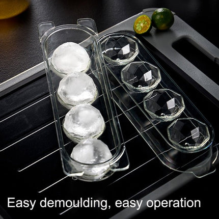 Household Food Grade Transparent Round Ice Cube Mold, Size: Large - DealBuddy