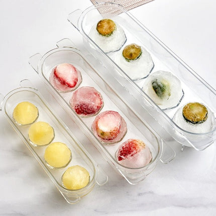 Household Food Grade Transparent Round Ice Cube Mold, Size: Large - DealBuddy