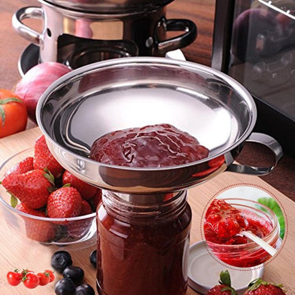 Household Kitchen 304 Stainless Steel Large Caliber Small Food Funnel - DealBuddy