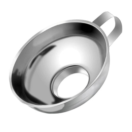 Household Kitchen 304 Stainless Steel Large Caliber Small Food Funnel - DealBuddy