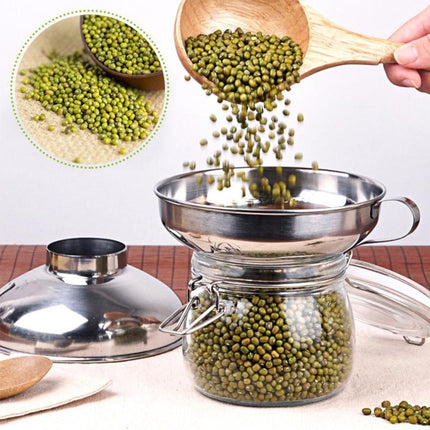 Household Kitchen 304 Stainless Steel Large Caliber Small Food Funnel - DealBuddy